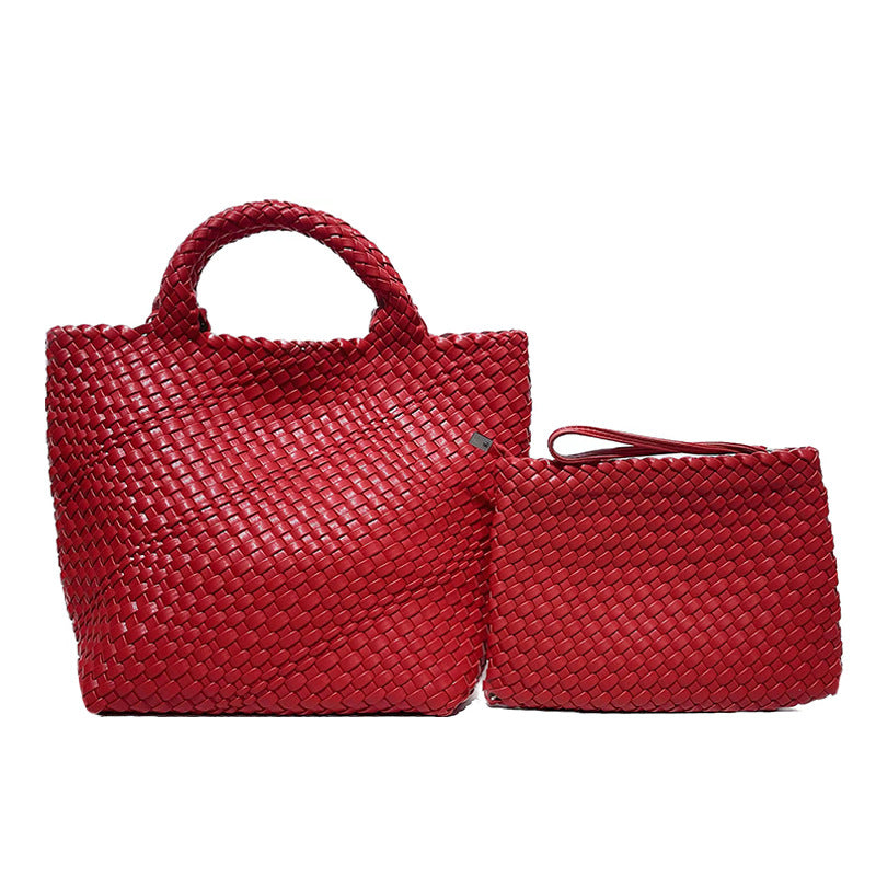 Women's Wind Woven Large Capacity Composite Fashion Handbags
