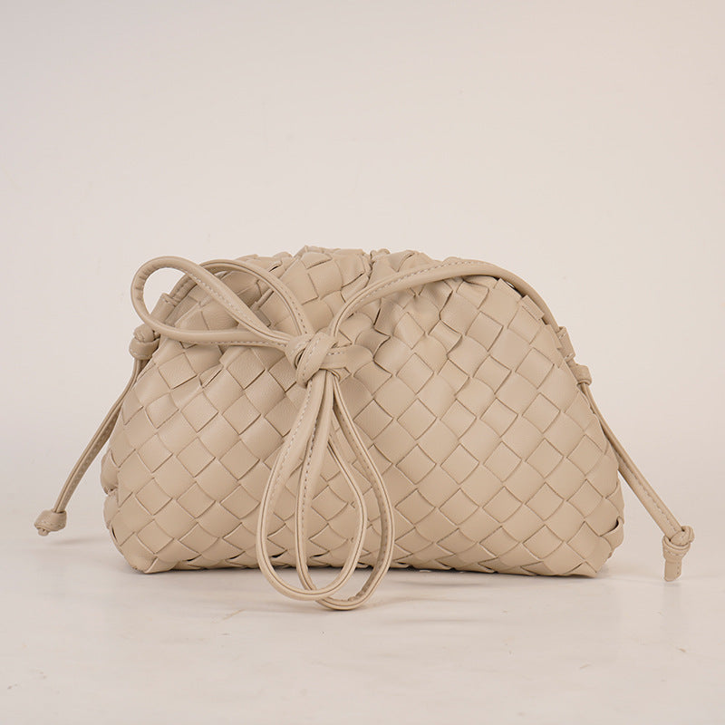 Women's Woven Cloud Korean Fashion Dumpling Underarm Crossbody Bags