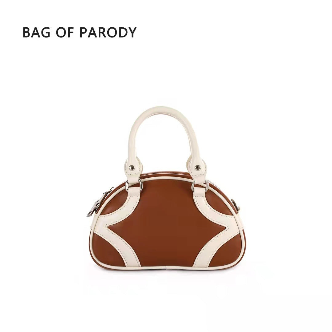 Women's Must Oping Retro High-grade Exquisite Bowling Handbags