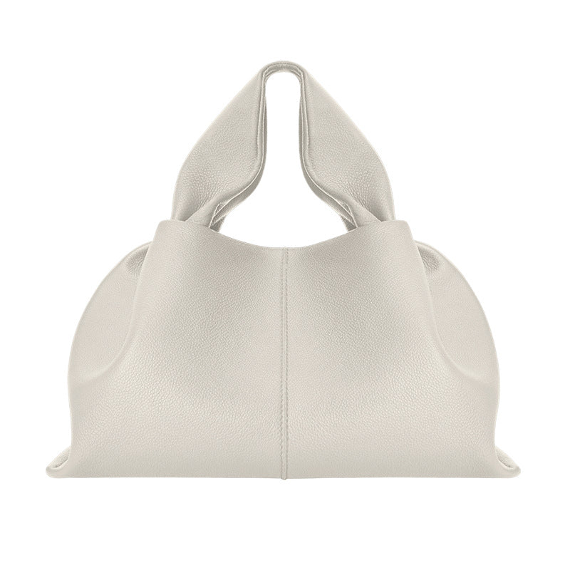 Durable Dumpling French Minority Cowhide Cloud Crossbody Bags