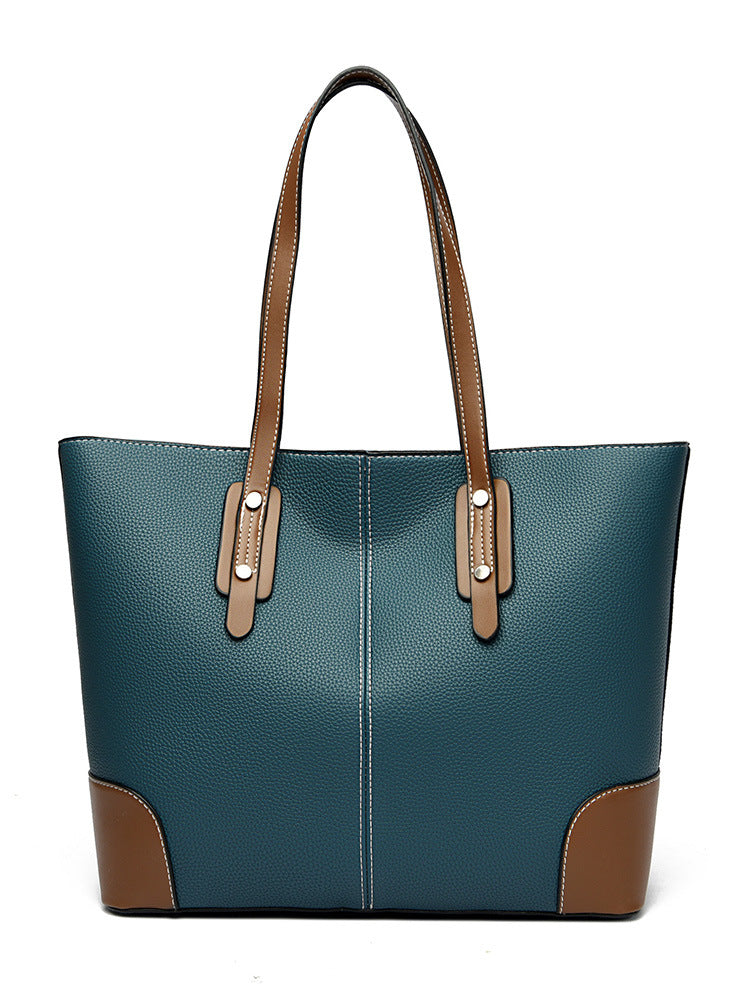 Women's Genuine Leather Large Capacity Totes Soft Shoulder Bags