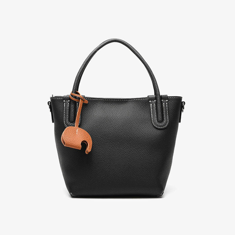 Women's Genuine Leather Vegetable Basket High-grade First Handbags