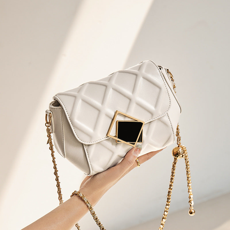 Women's Fashionable Genuine Leather High-grade Chain For Crossbody Bags