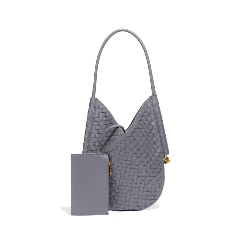 Women's High-grade Versatile Large Capacity Hand-woven Retro Shoulder Bags