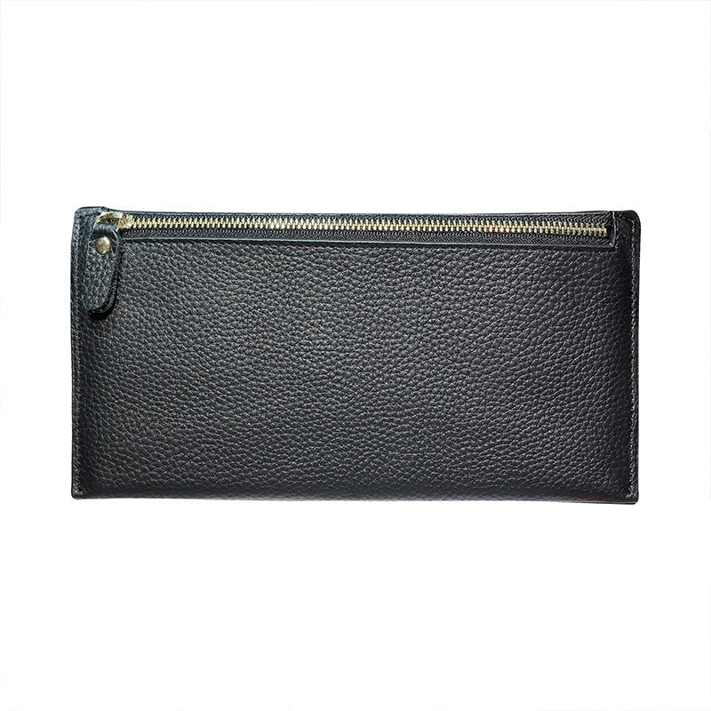 Women's Genuine Leather First Layer Cowhide Thin Ladies Wallets