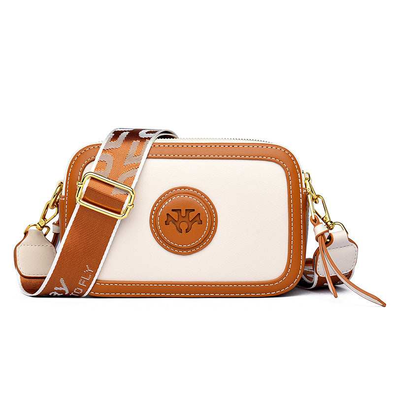 Women's Retro High-grade Wide Strap Fashion Texture Shoulder Bags