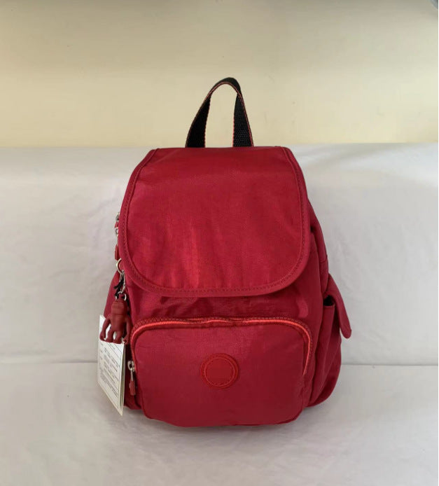 Women's Summer Nylon Canvas Monkey Urban Simple Backpacks
