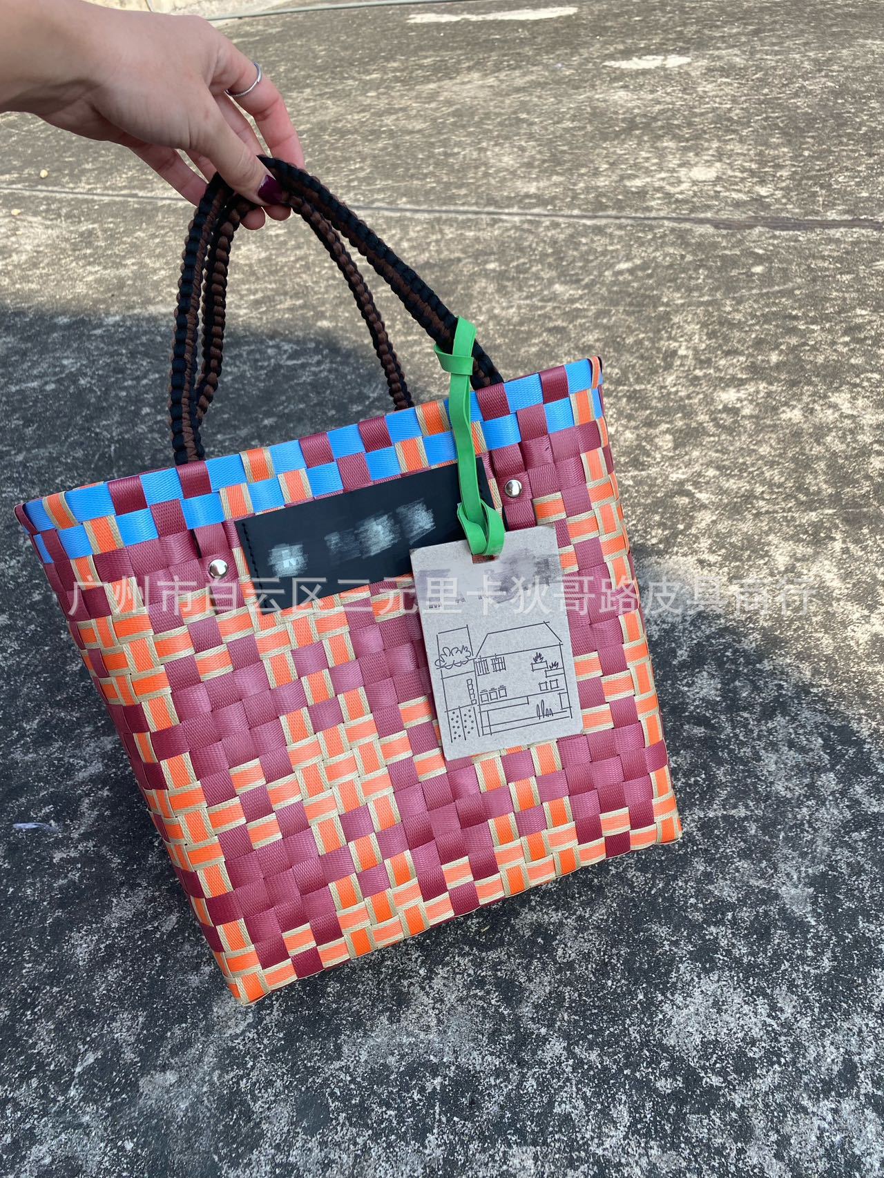Vegetable Basket Cloth Large Capacity Shopping Handbags