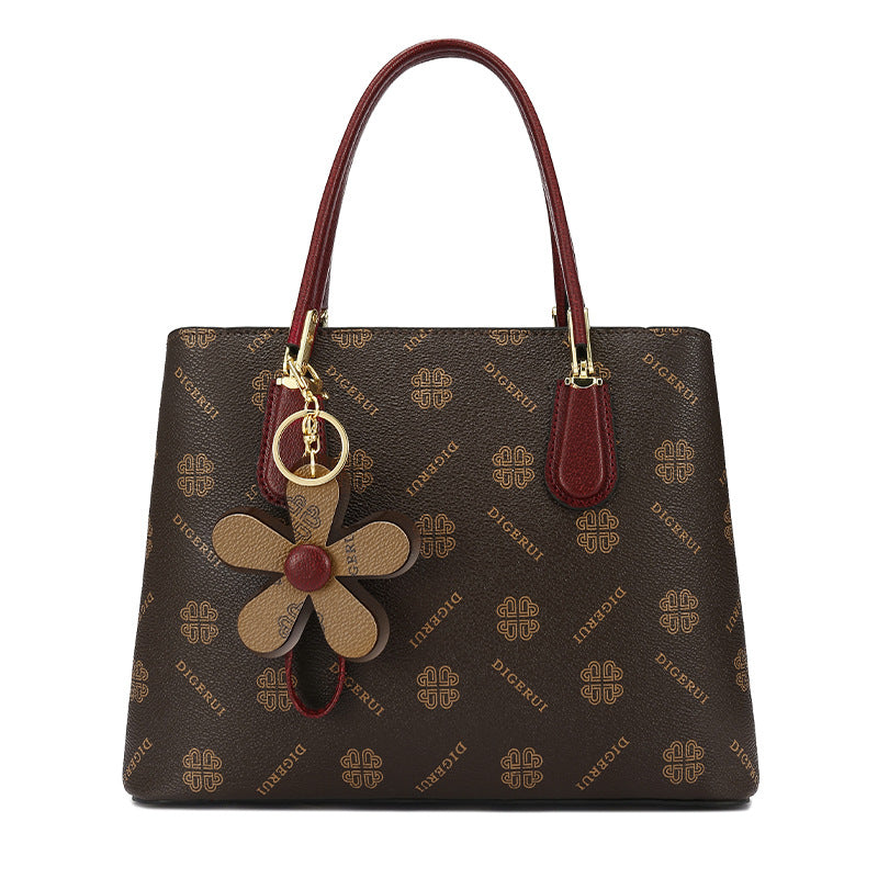 Fashionable Elegant Lady Mom Simple Large Handbags