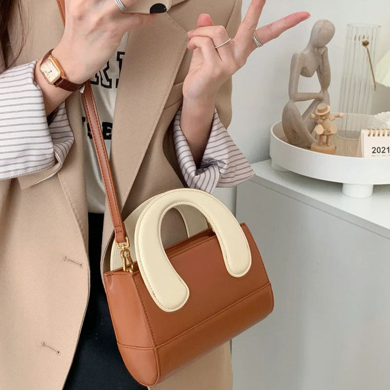 Women's Cute Portable Cow Leather Summer High-grade Crossbody Bags