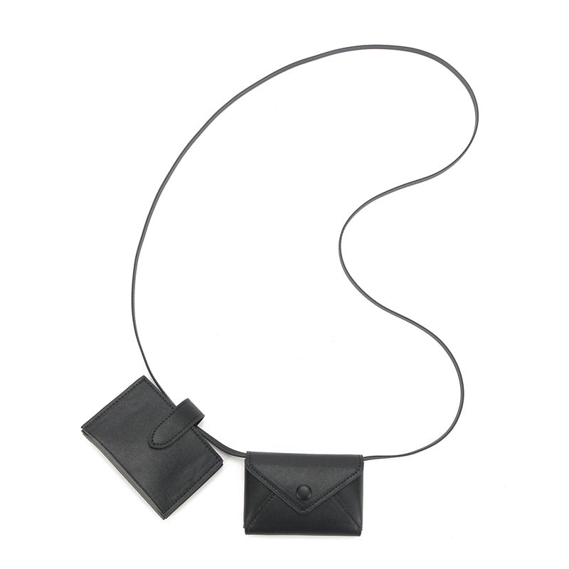 Comfortable Mini Leather Envelope Underarm Vintage Armpit Bags