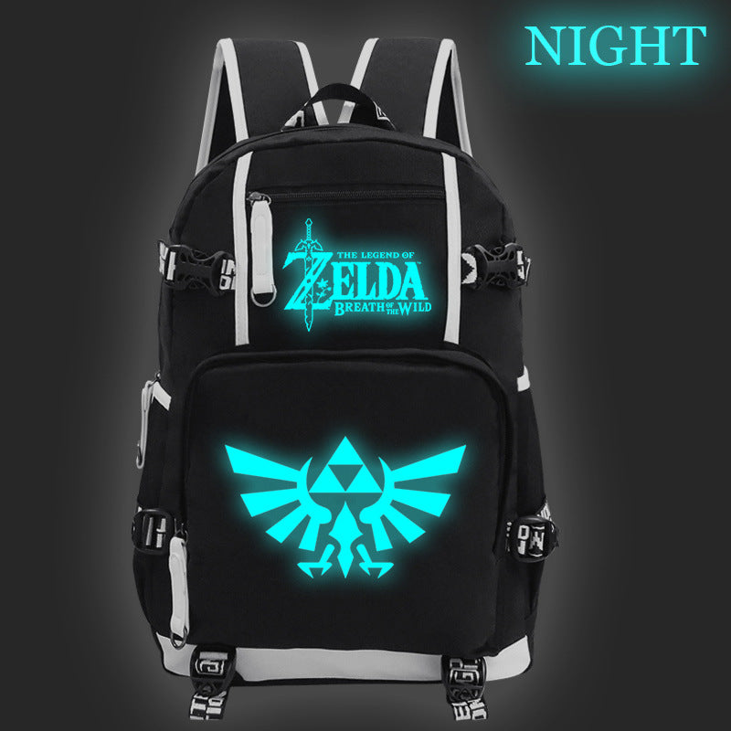 Slouchy Legend Of Zelda Peripheral Printed Bags