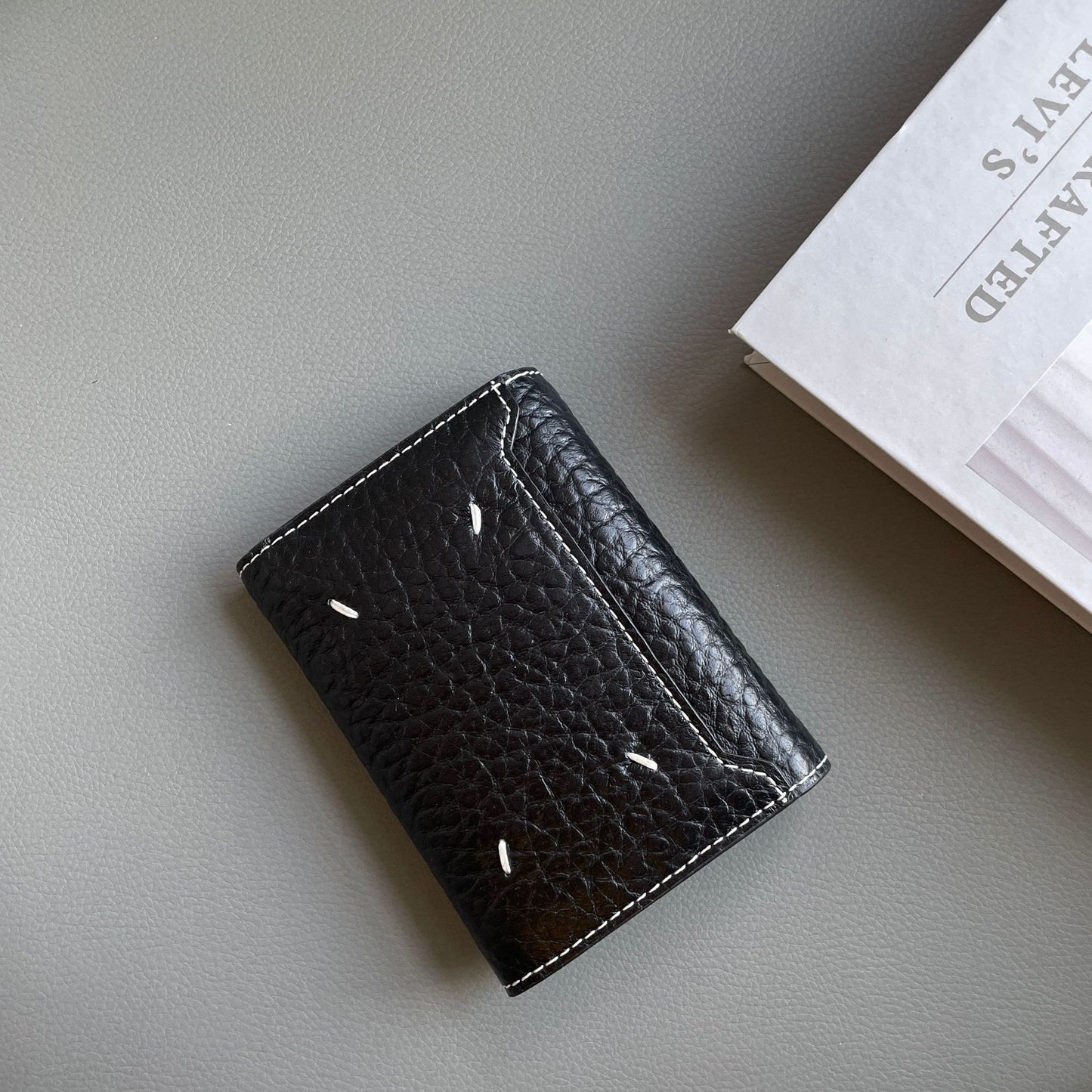 Women's & Men's & Niche Style Neutral Tri Fold Flip Ladies Wallets