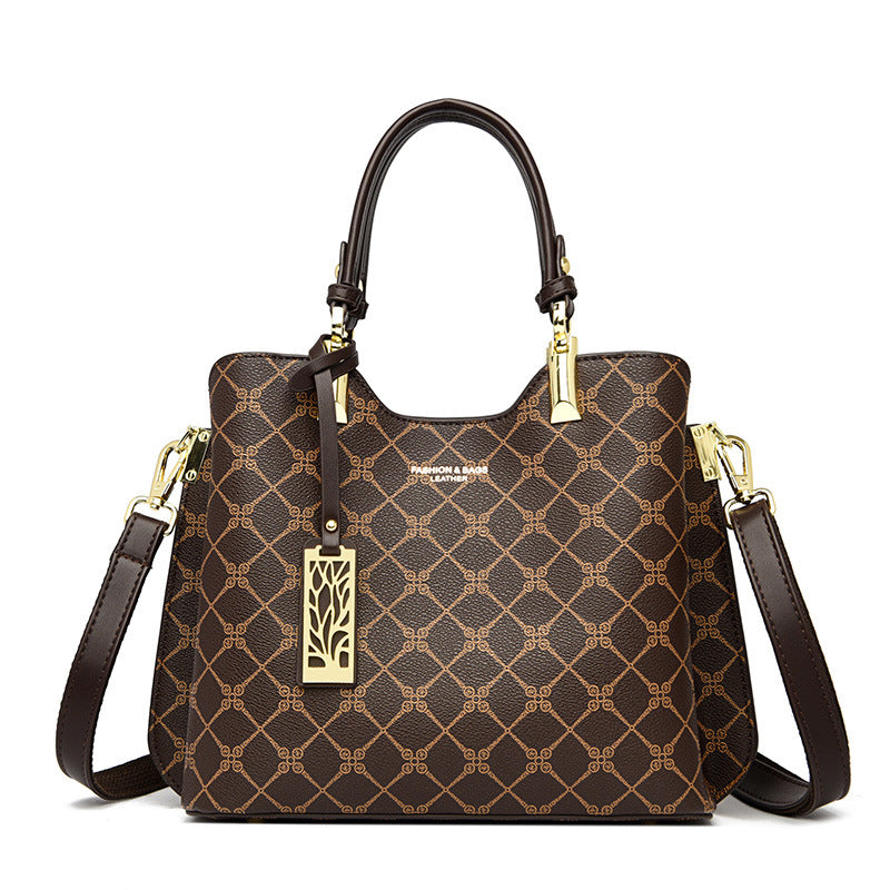 Women's Versatile Fashion Printed Presbyopic Mom Tote Bags