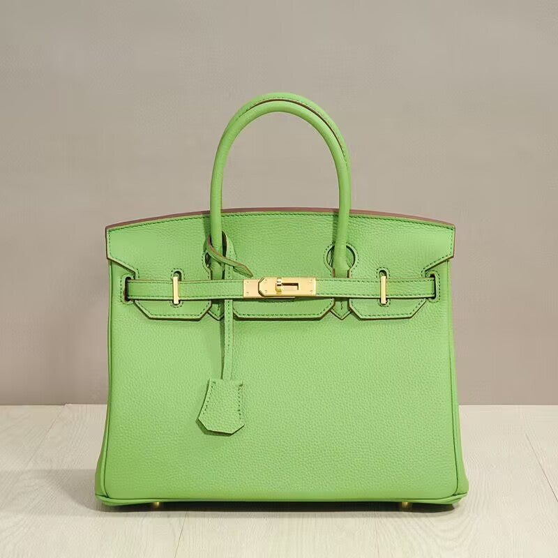 Women's Litchi Pattern Fashion Red Bridal Kelly Bags