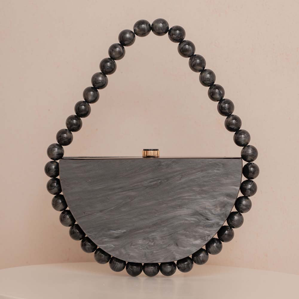 Women's Pearl Vintage Leopard Print Acrylic Hawksbill Simple Evening Bags
