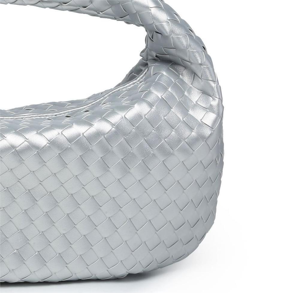 Women's Large Summer Versatile Fashion Dumpling Selenodont Croissant Solid Handbags
