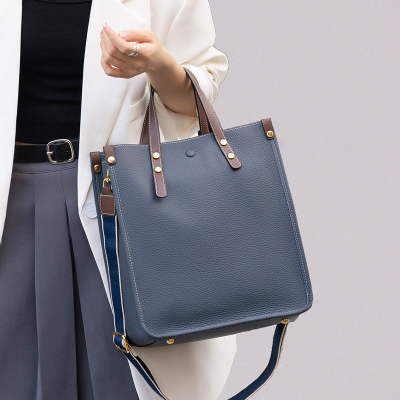 Women's Big Advanced Genuine Leather Large Capacity Handbags