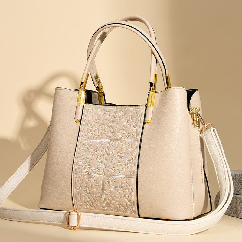 Women's Chinese Style Embroidery High Sense Mother Handbags