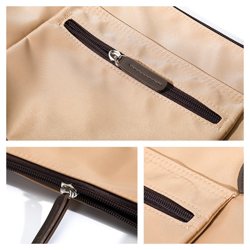 Women's Large Capacity Simple Oxford Cloth Dumpling Handbags