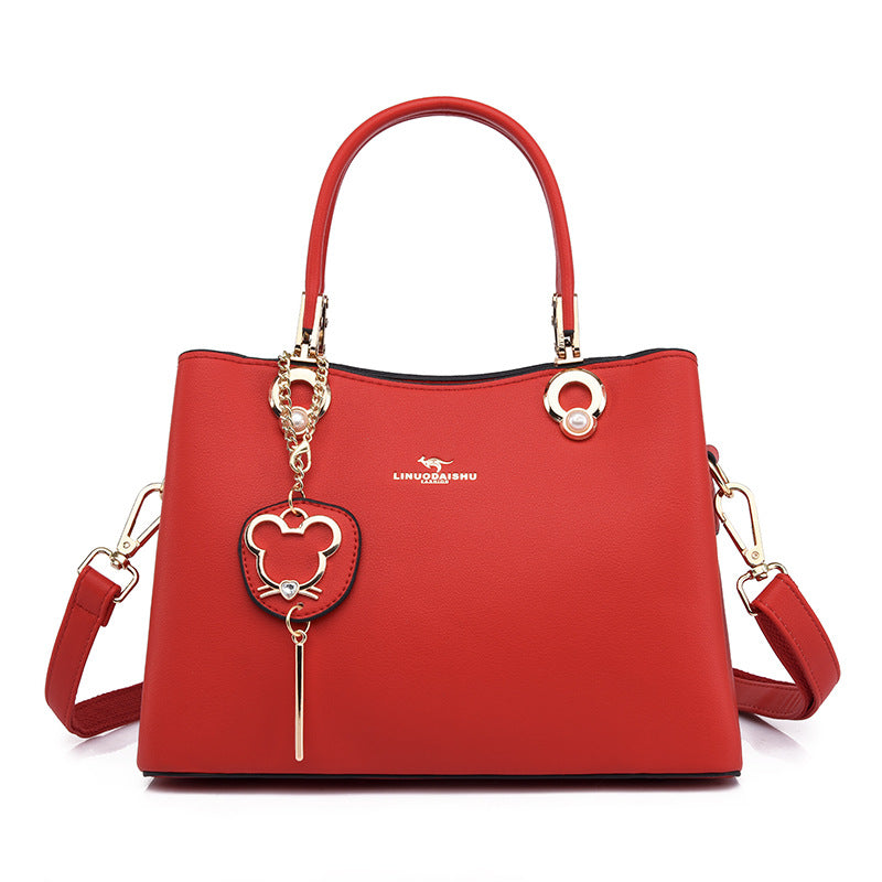 Women's Fashion Mom Soft Leather Elegant Bags