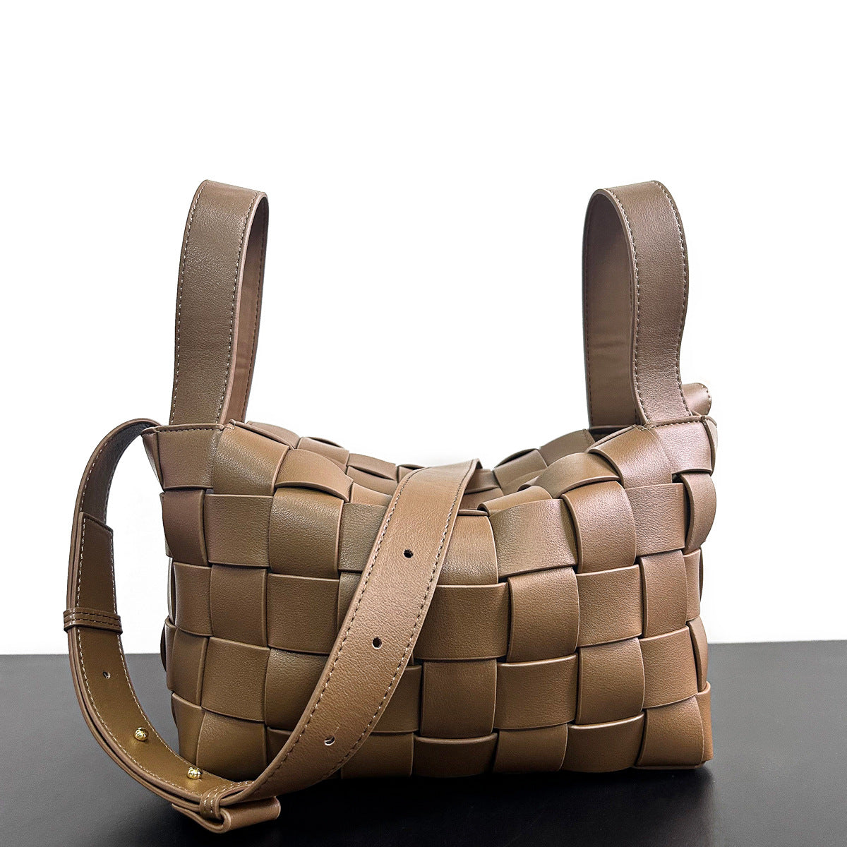 Women's First Layer Cowhide Elegant Fashionable Large Bags