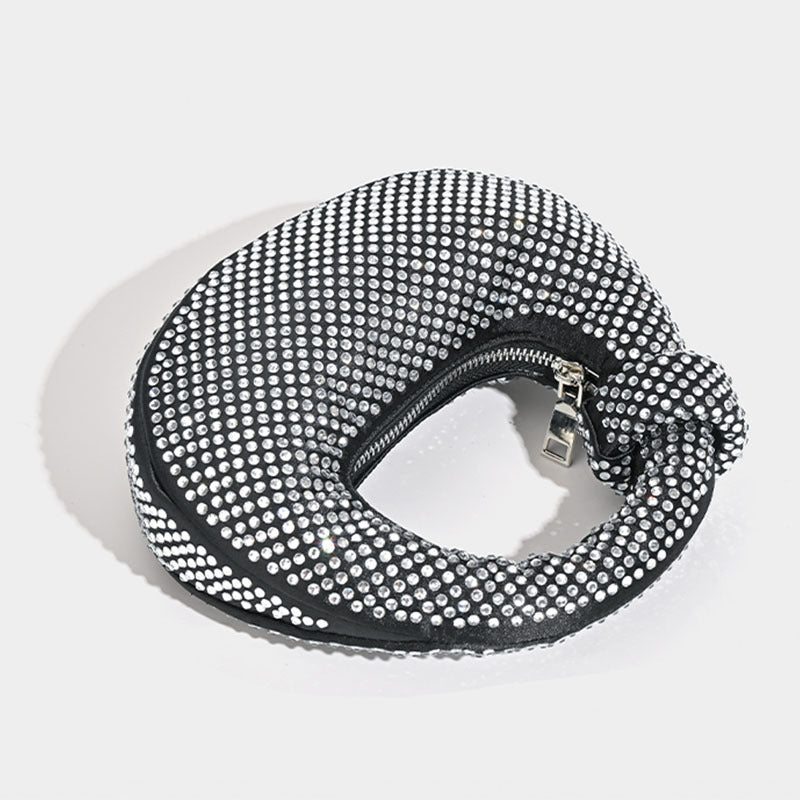 Design Full Diamond Dumpling Female Dinner Evening Bags