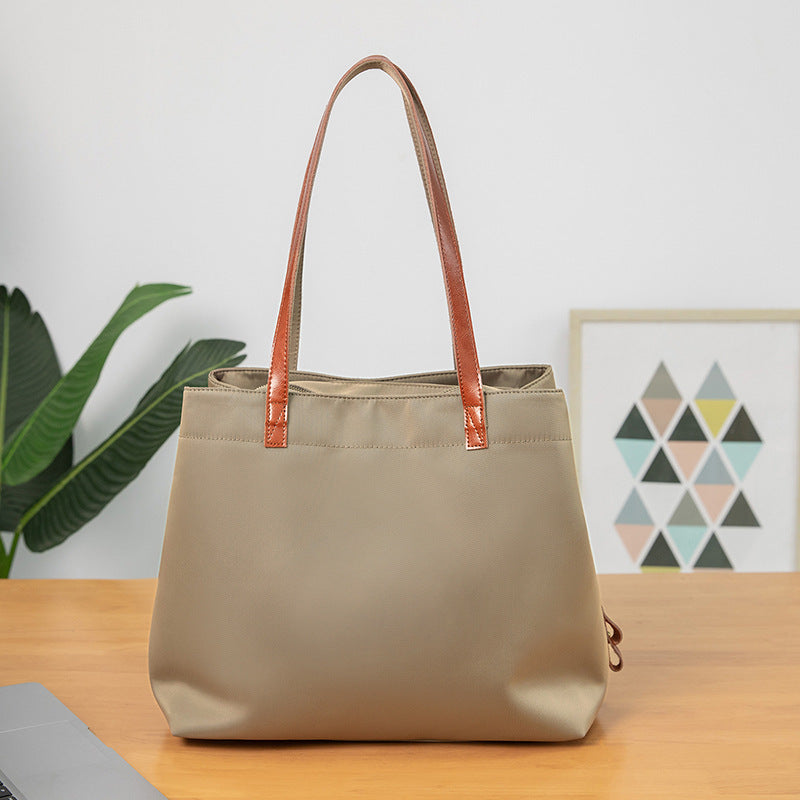 Women's Oxford Cloth Large Capacity Totes Fashionable Shoulder Bags