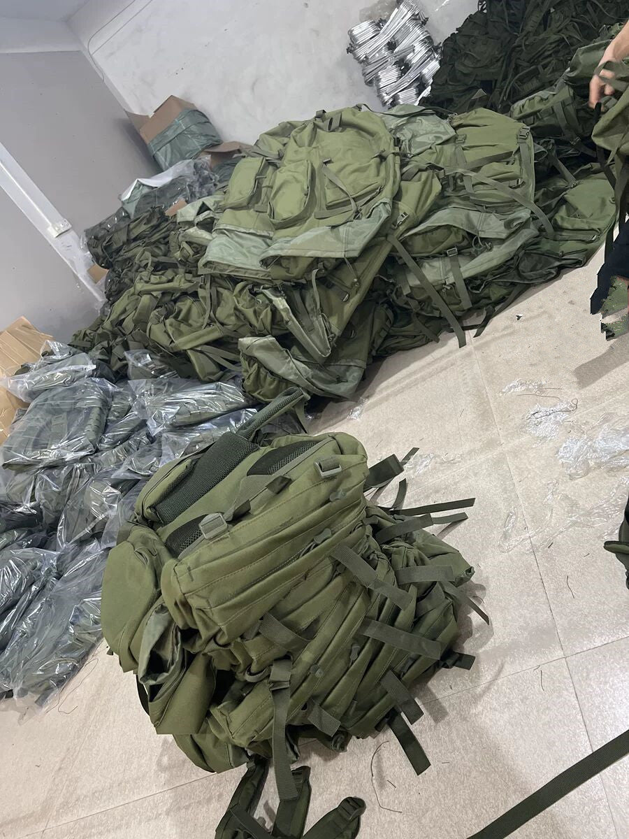 Army Camouflage Hiking Tactics Big Knapsack Mountaineering Backpacks