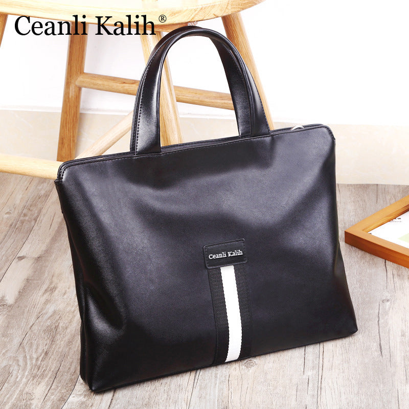 Men's Classic Horizontal Business File Hand Backpacks