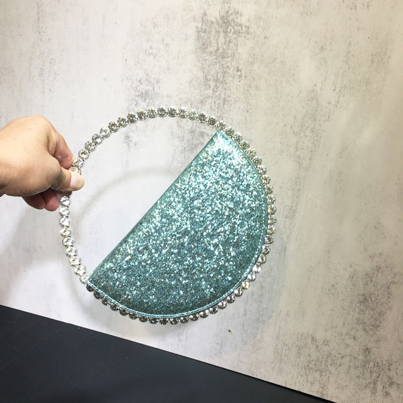 Women's Niche Rhinestone Versatile French Fashion Dinner Handbags