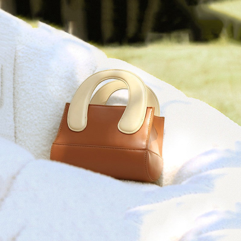 Women's Cute Portable Cow Leather Summer High-grade Crossbody Bags