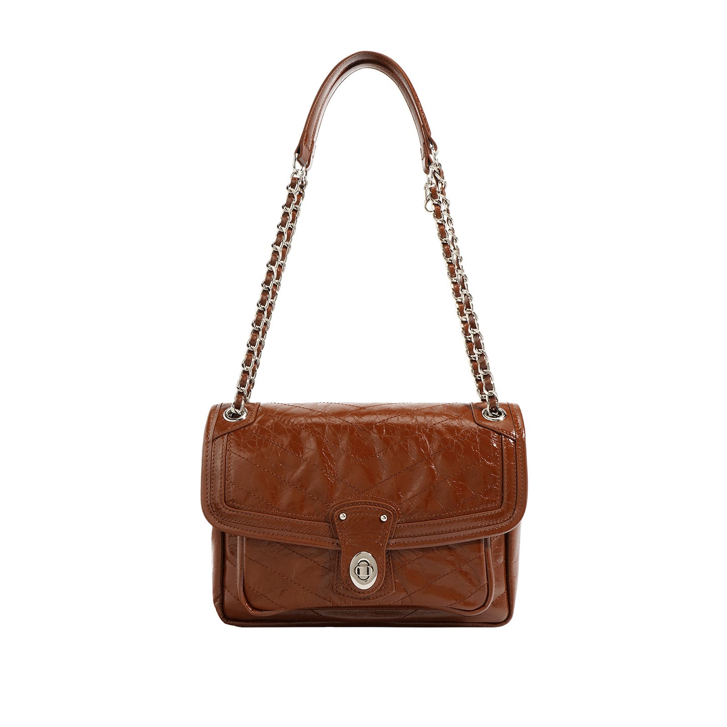 Women's High-grade Large Capacity Diamond Pattern Chain Shoulder Bags