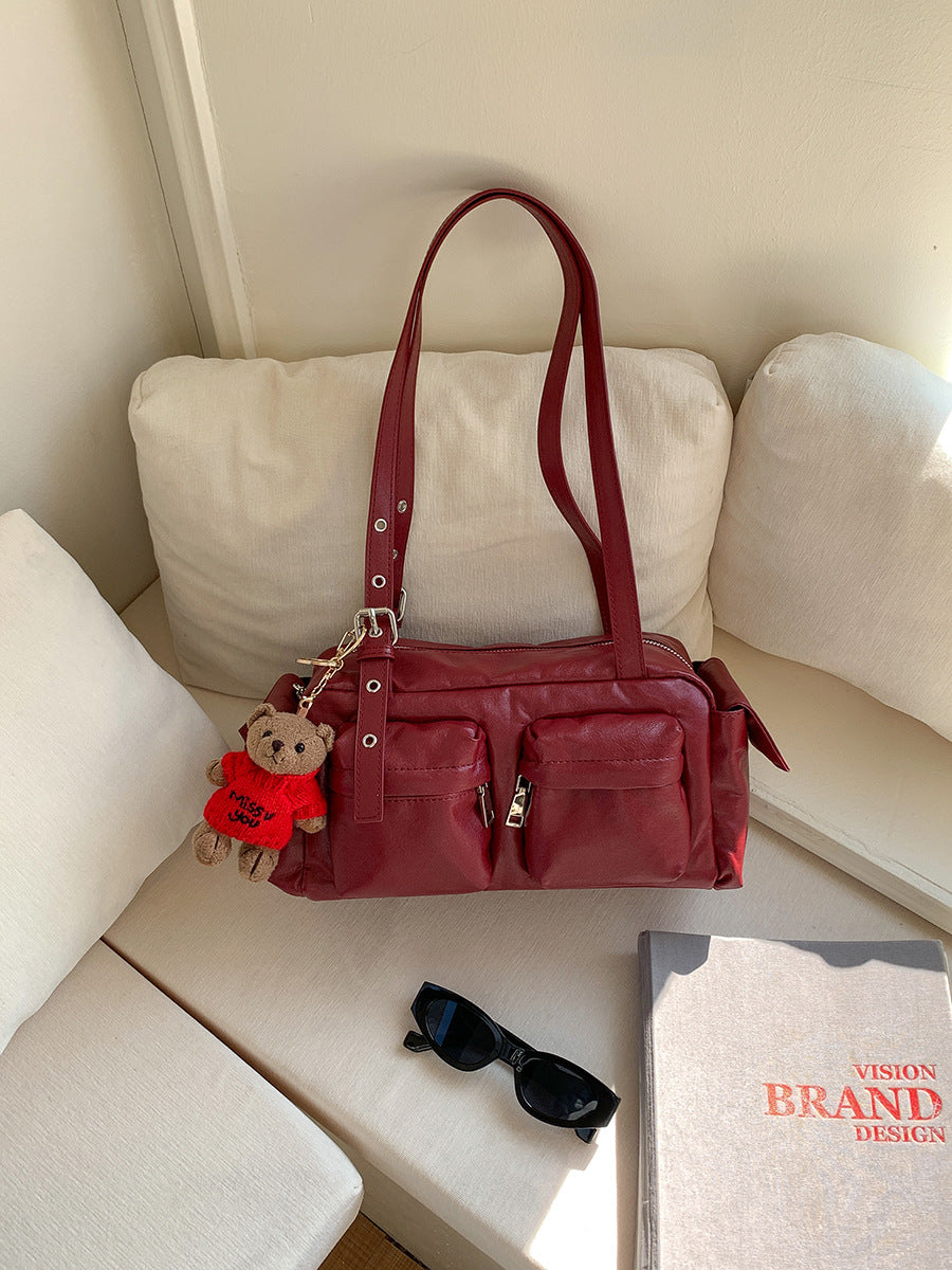 Women's Fashion Portable Large Capacity Niche Style Underarm Shoulder Bags