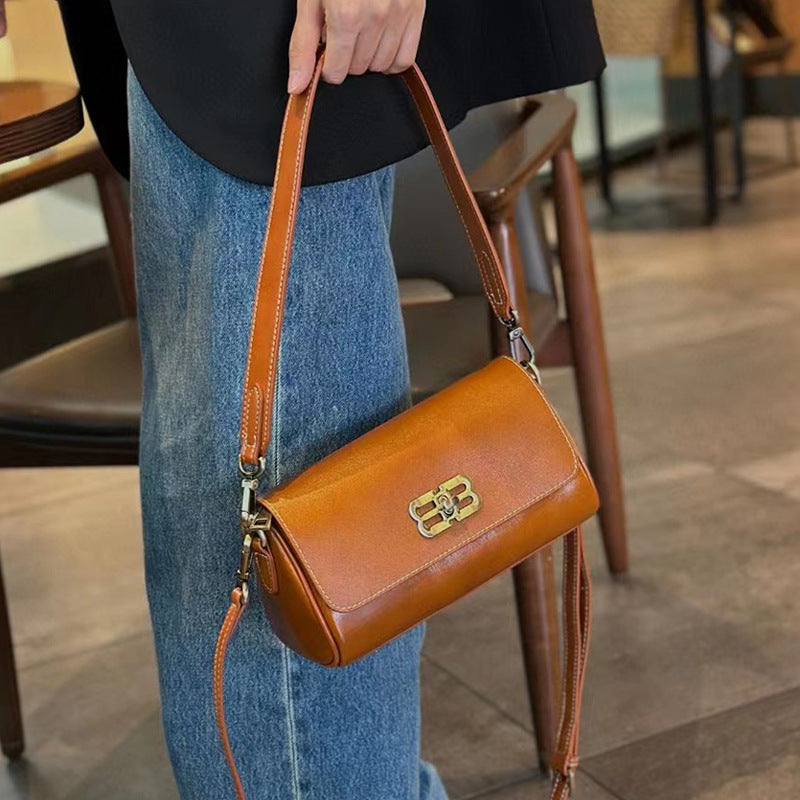 Women's Genuine Leather High Sense Design Fashion Bags