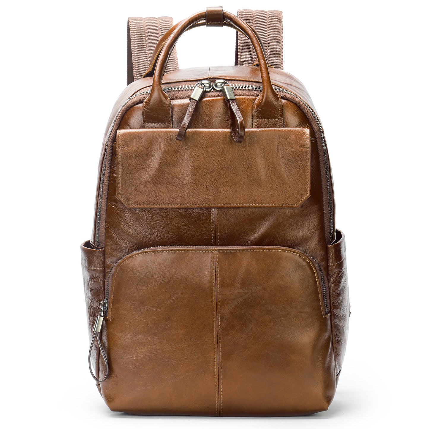 Men's Fashion Business Computer First Layer Cowhide Bags