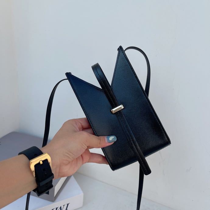 Women's Simple Contrast Color Single Niche Matching Mobile Ladies Wallets
