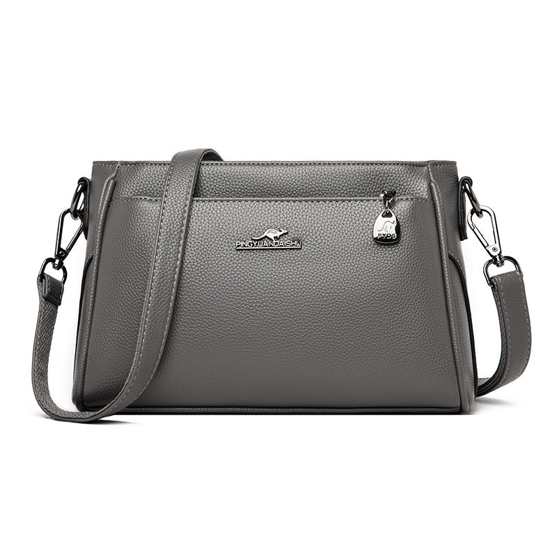 Women's Mother Soft Leather Generous Large Shoulder Bags