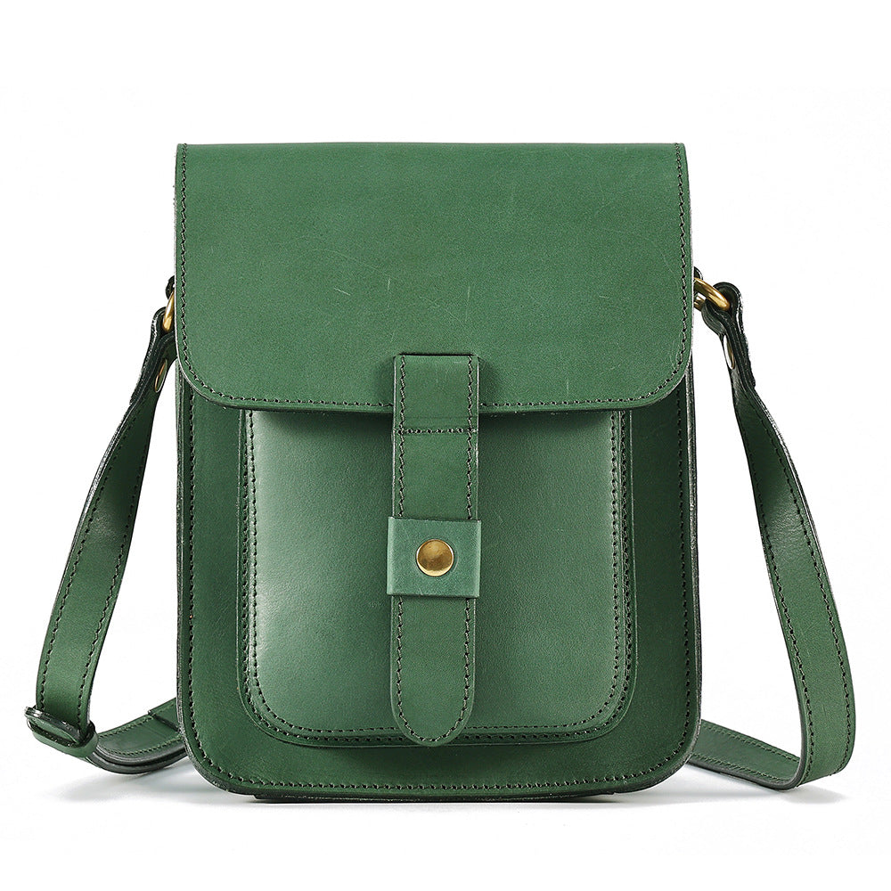 Women's Durable Leather Retro Large Capacity Crossbody Bags