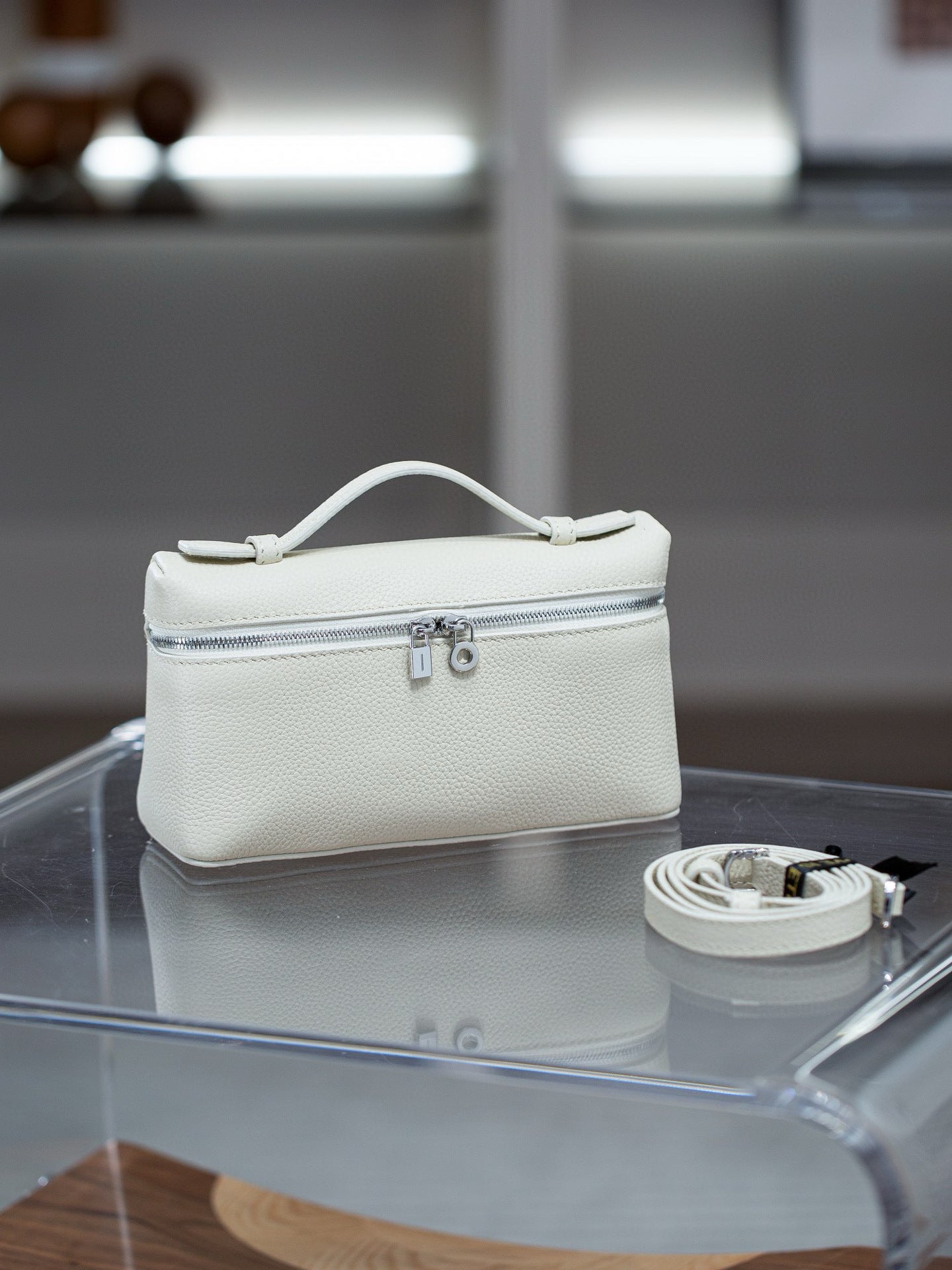 Women's High-grade First Layer Cowhide Lunch Box Bags