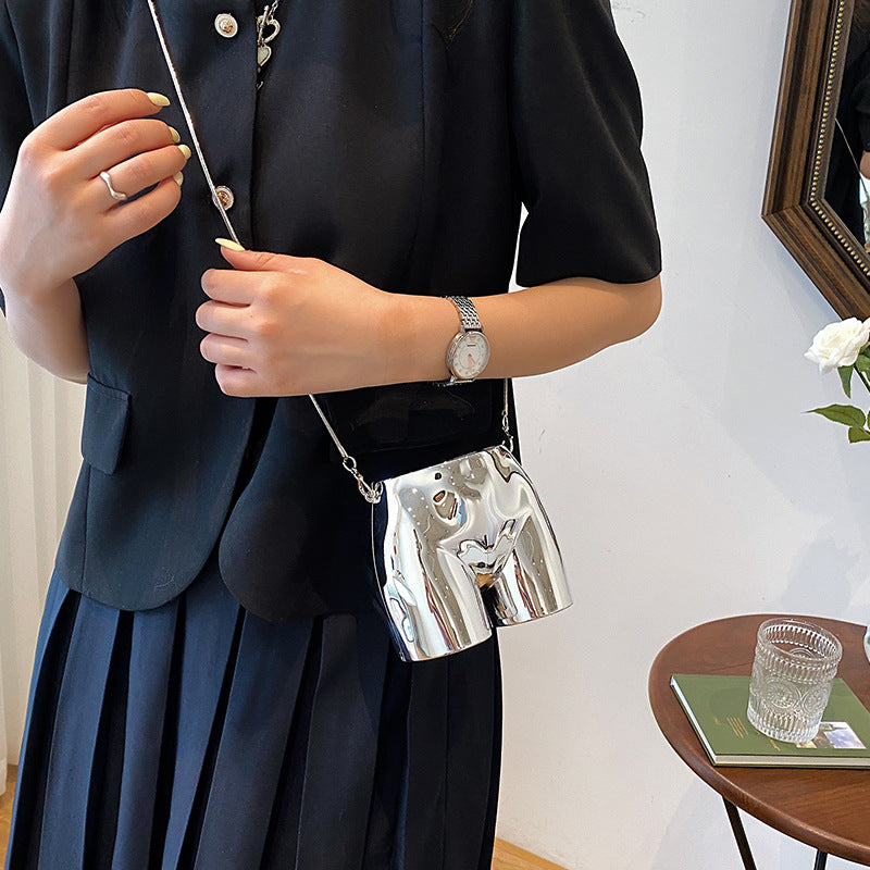 Design Acrylic Chain Female Funny Western Shoulder Bags