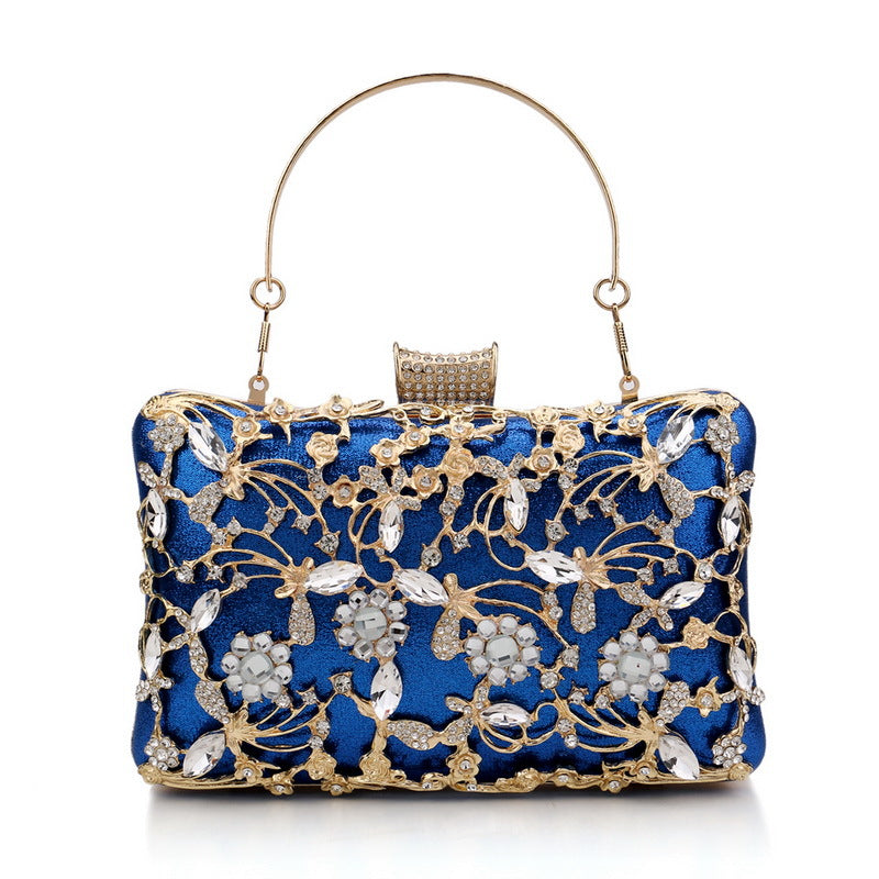 Women's Inlaid With Diamond Dinner Fashion Party Evening Bags