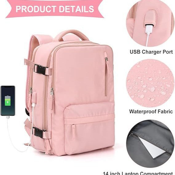 Women's Large Capacity Multifunctional Leisure Business College Backpacks
