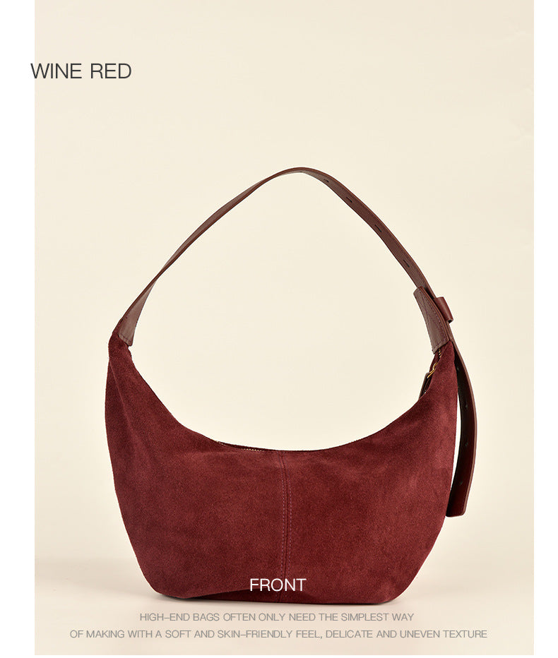 Women's Niche Retro Dumpling High-grade Large Capacity Shoulder Bags
