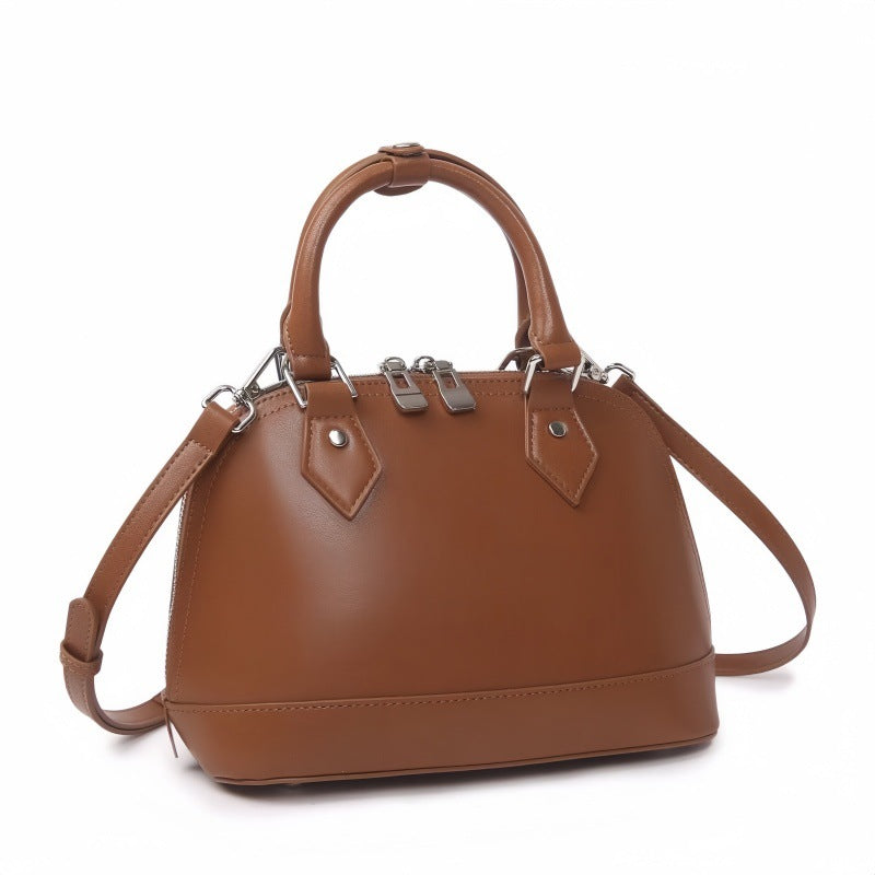 Women's Fashion Niche Western Style Genuine Crossbody Bags