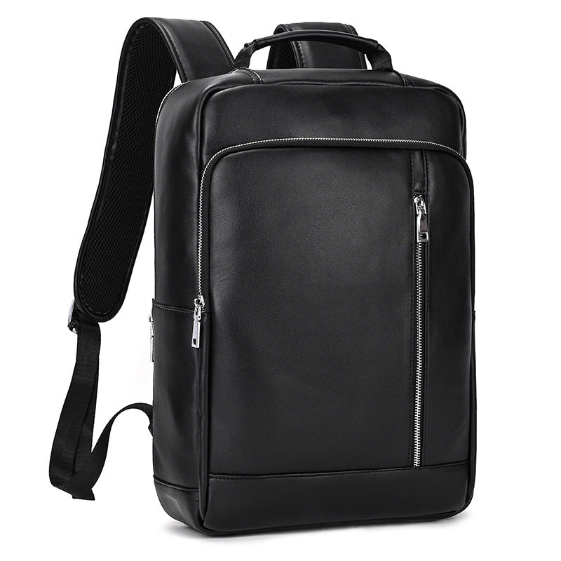 Crazy Horse Leather Inch Large Capacity Backpacks