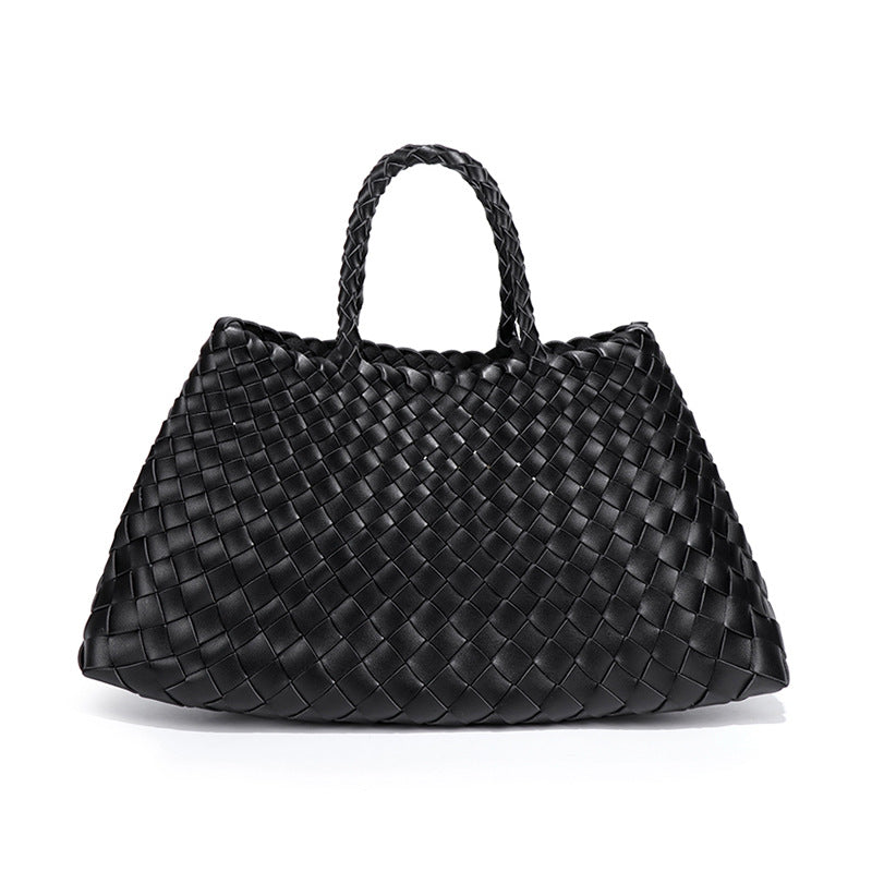 Women's French Food Basket Hand-woven Retro Art Versatile Handbags