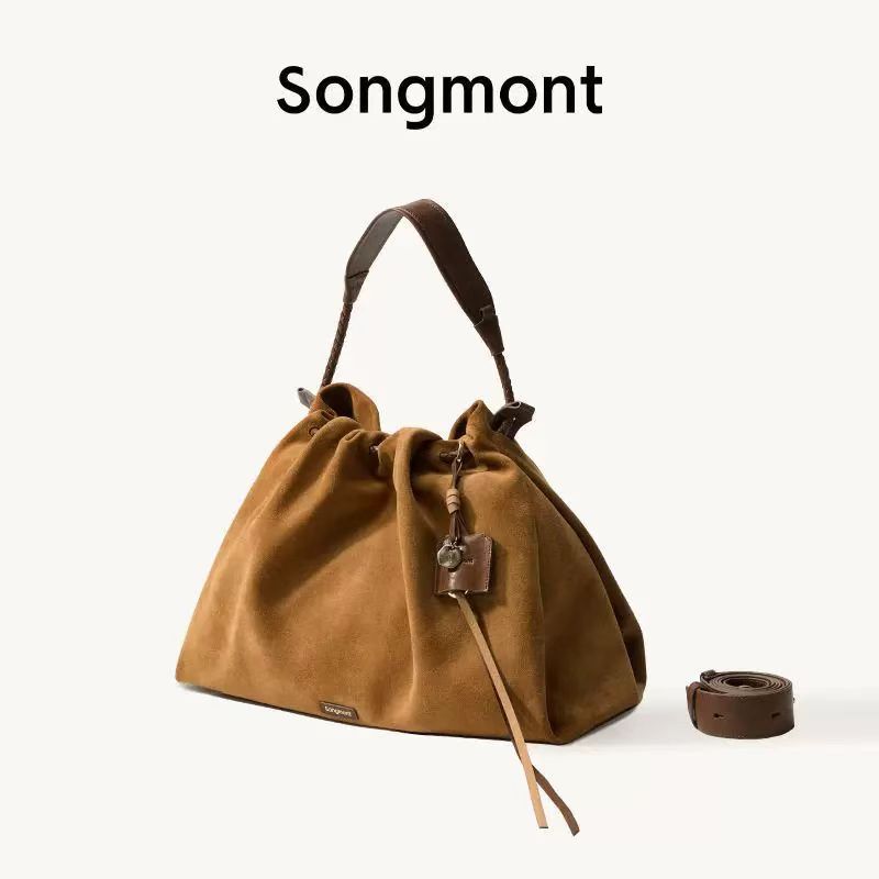 Women's Large Capacity Commuter Leather Garbage Hobo Bags