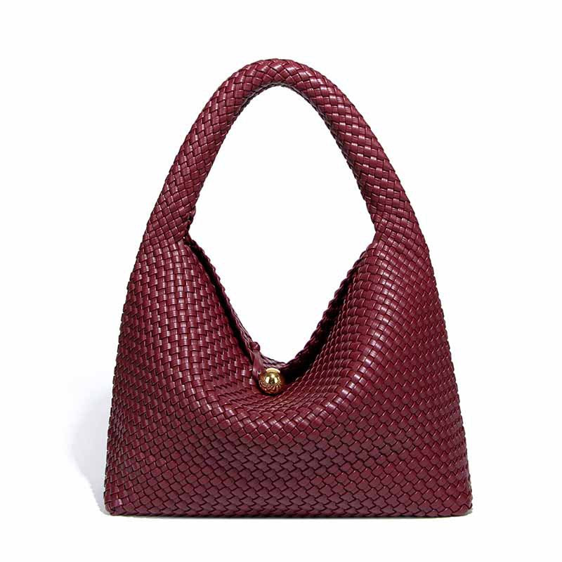Fashion Large Capacity Hand-woven Dumpling Selenodont Armpit Bags