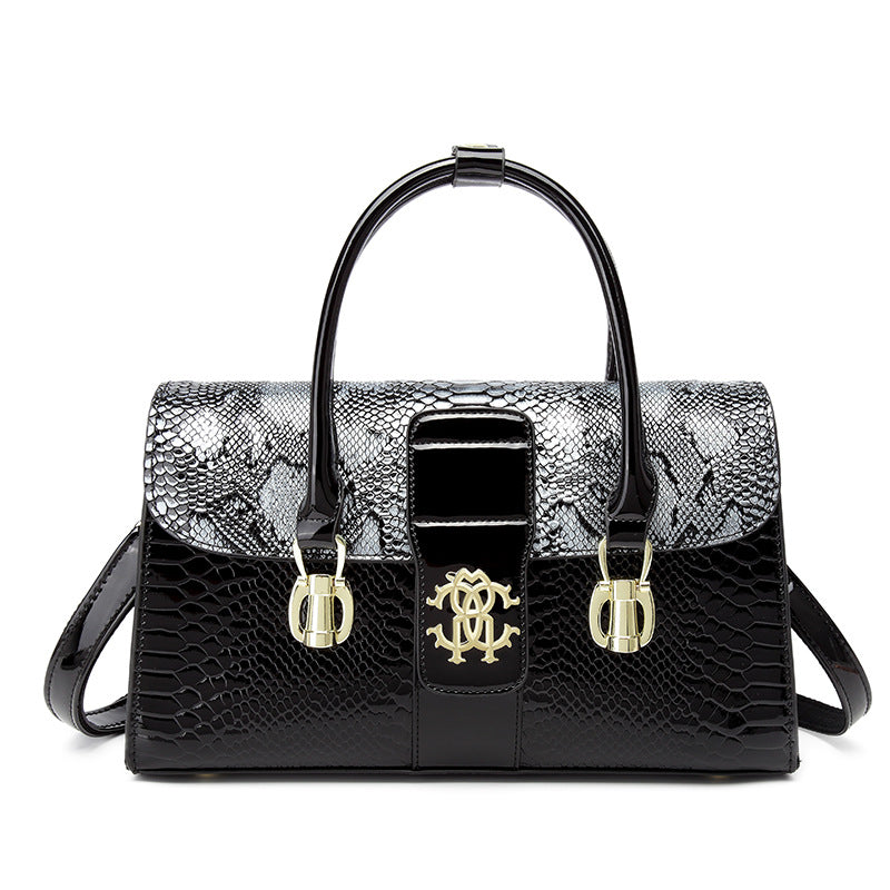 Women's Elegant Crocodile Pattern Mother Affordable Luxury Shoulder Bags